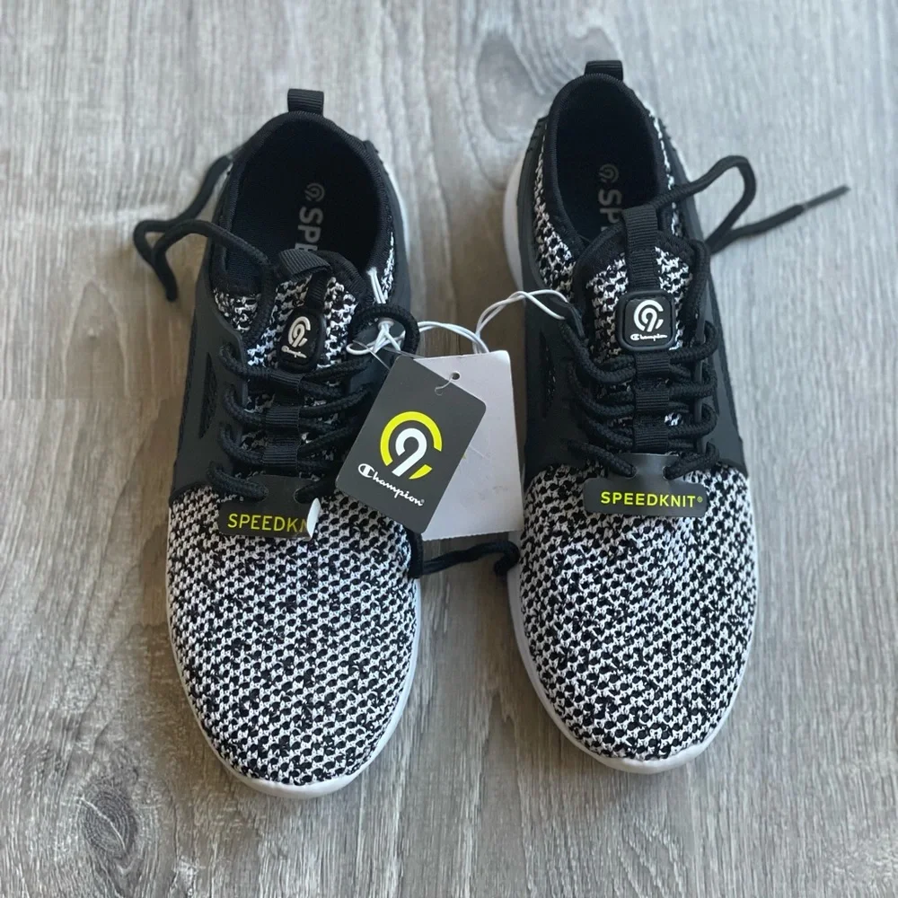 Champion Black and White Athletic Shoes - Picture 2 of 6